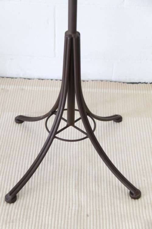 A stunning tall wrought iron coat rack/ hat stand with loads of space in very good condition