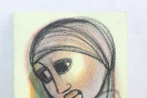 A superb original unframed "Godfrey Ndaba" expressionism mixed media drawing