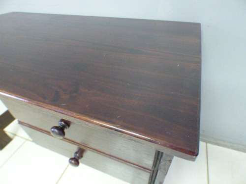 **RS17** A wooden writing/work desk with two spacious drawers in good condition. Perfect to paint.