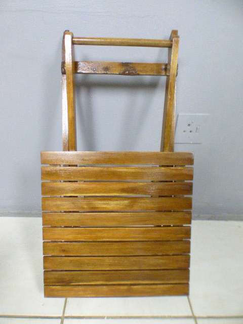 A top quality two seater wooden, all weather fold away outdoor patio/picnic set. Superb quality!!!