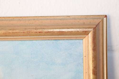 A superb original, framed and signed oil painting of a magnificent farm scene