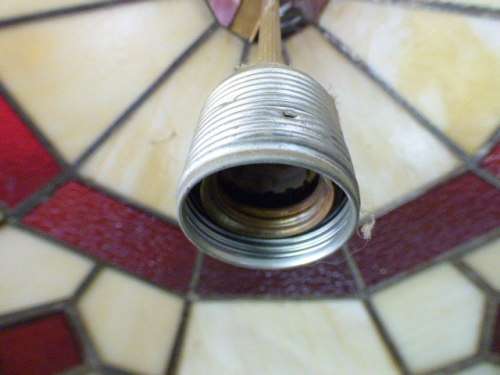 An absolutely beautiful (large) stained glass ceiling light with a gorgeous combination of colours