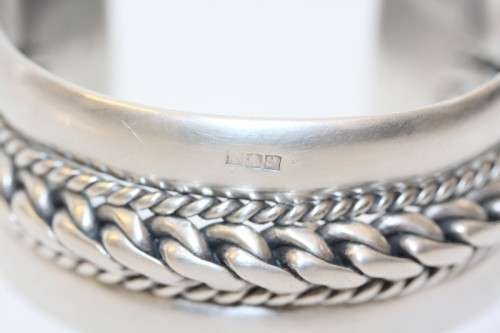 A truly spectacular vintage hand made Egyptian 800 Silver solid ladies bracelet (147.9g) = WOW!!!