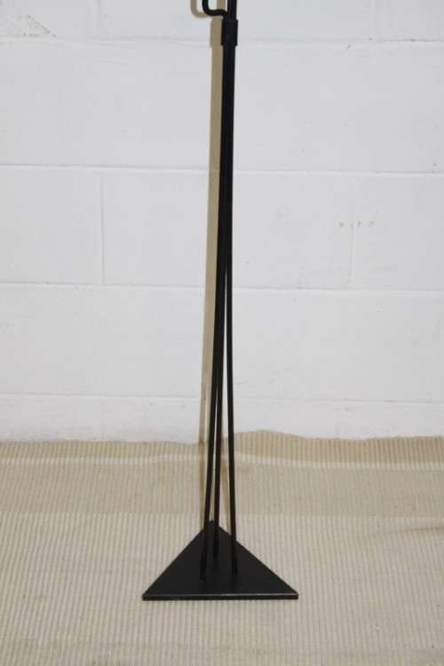 A stunning tall wrought iron 3-candle floor standing candle stand/ holder in excellent condition