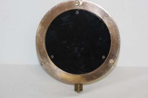 An amazing vintage "Ferris" South African Railways solid brass pressure gauge
