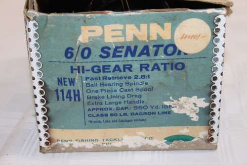A very high quality vintage "Penn Senator" 114H (6/0) big game fishing reel in excellent condition