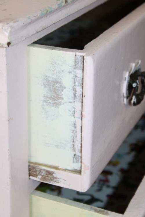 Awesome antique four-drawer chest of drawers with period handles - perfect project - RS17Sale