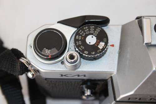 An amazing vintage "Pentax KM" 35mm film camera and a 80-200mm and 50mm lens
