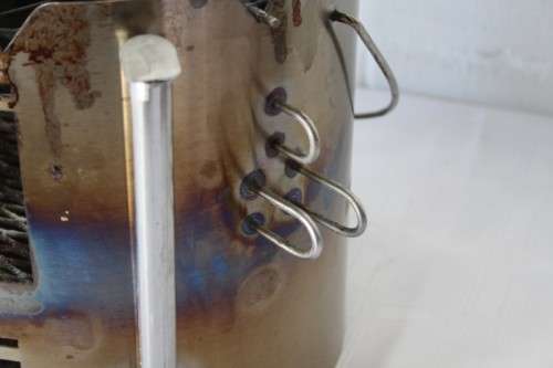 A very useful and portable "Potjie King" outdoor cooking device in its original bag