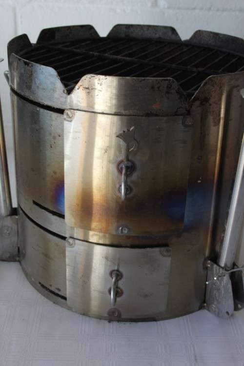 A very useful and portable "Potjie King" outdoor cooking device in its original bag