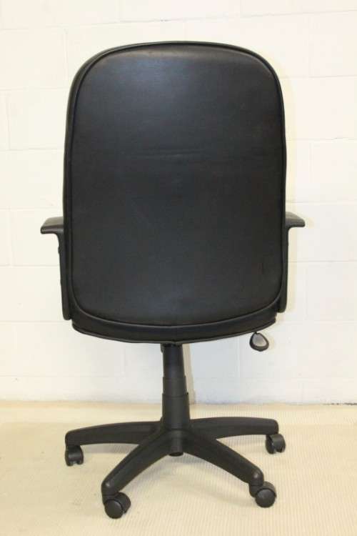 A comfortable faux-leather swivel office/ desk chair - would be ideal for home study