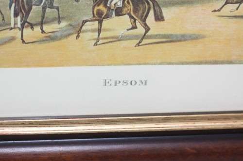 Two wonderful framed "British Hunting Scene" etching prints in excellent condition