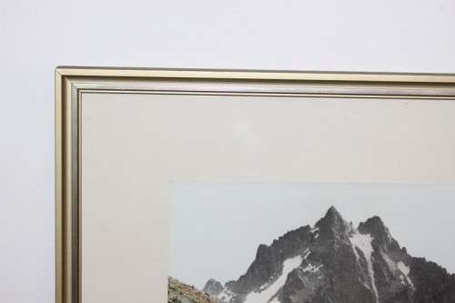 Fantastic framed colour photograph of Mt Kenya by Arthur H. Firmin who summited Batian Peak RS17Sale