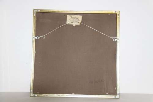 **RS17** A set of three exquisitely framed vintage embroidery floral panels in amazing condition