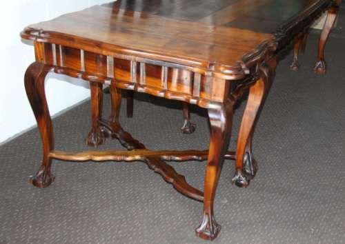 A spectacular solid stinkwood 8-seater dining suite with a separate table extension server - WOW!!!