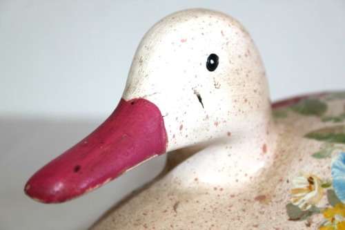 Three great ceramic/ pottery ornamental ducks including a Terracotta duck RS17Sale