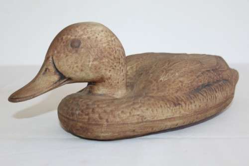 Three great ceramic/ pottery ornamental ducks including a Terracotta duck RS17Sale