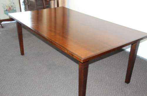 A stunning and beautifully upholstered vintage retro 8-seater dining suite in exquisite condition