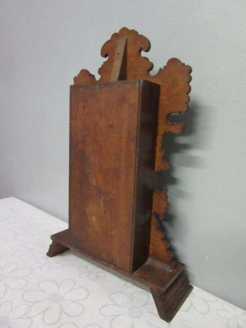 A spectacular & rare antique Ansonia "Gingerbread" shelf mantle clock w/ an etched glass door RS17CL