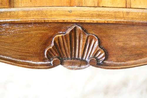A spectacular vintage Queen Anne fall-top writing bureau with stunning inlays and 2x large drawers