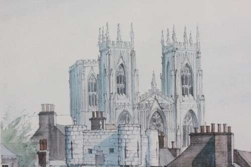Stunning limited edition "Bootham Bar and York Minster" framed print in awesome condition - RS17Sale