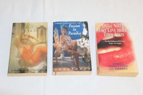 A great collection of 21x assorted erotica novel softcover books; perfect for retail bid/book RS17
