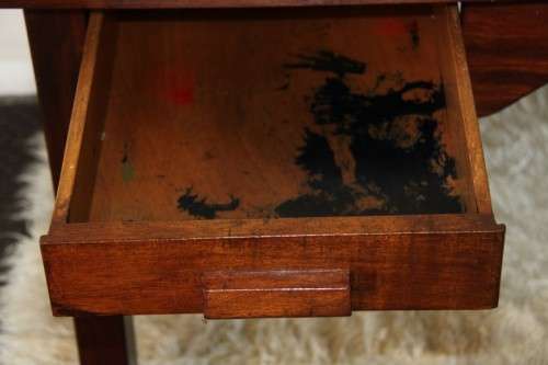 An amazing solid teak large desk with two drawers in great condition, perfect for home study/ office