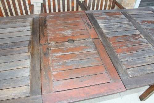 An awesome Garden Pro solid wooden 8-seater garden/ patio set including 8x armchairs & extend table
