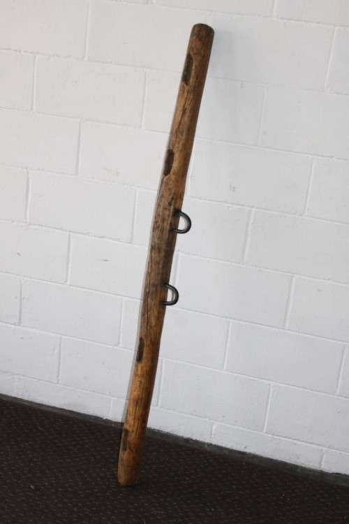 An awesome handmade antique ox yoke with attachments in great condition - awesome for display!!