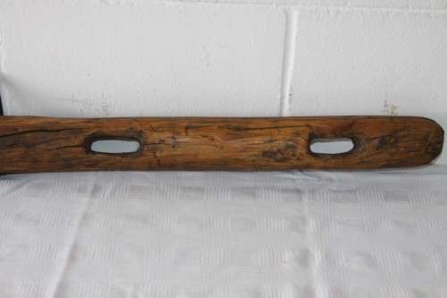 An awesome handmade antique ox yoke with attachments in great condition - awesome for display!!