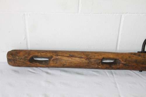 An awesome handmade antique ox yoke with attachments in great condition - awesome for display!!