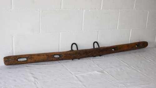 An awesome handmade antique ox yoke with attachments in great condition - awesome for display!!