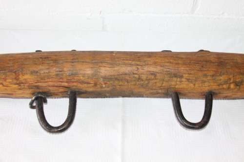 An awesome handmade antique ox yoke with attachments in great condition - awesome for display!!