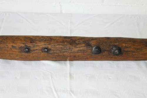 An awesome handmade antique ox yoke with attachments in great condition - awesome for display!!