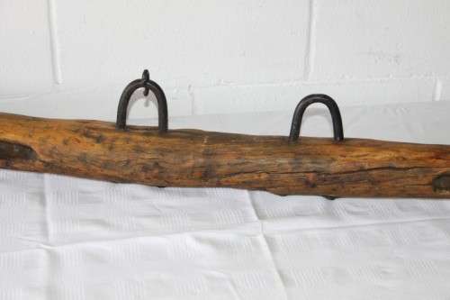 An awesome handmade antique ox yoke with attachments in great condition - awesome for display!!