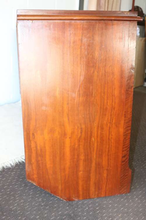 Stunning teak side server with loads of space w/ cutlery drawers & ornate handles