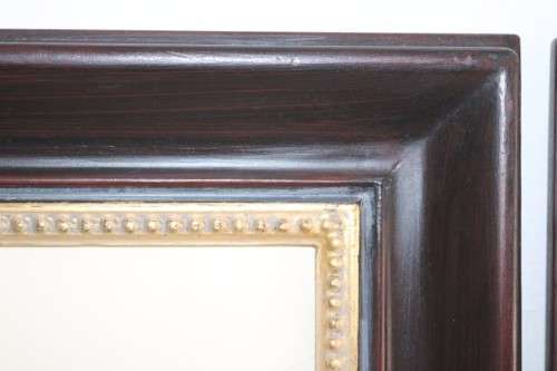 Two exquisitely framed (behind glass) J.G. Strutt titled etching prints - price/print