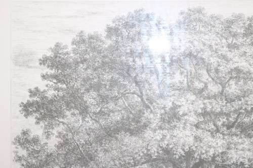 Two exquisitely framed (behind glass) J.G. Strutt titled etching prints - price/print
