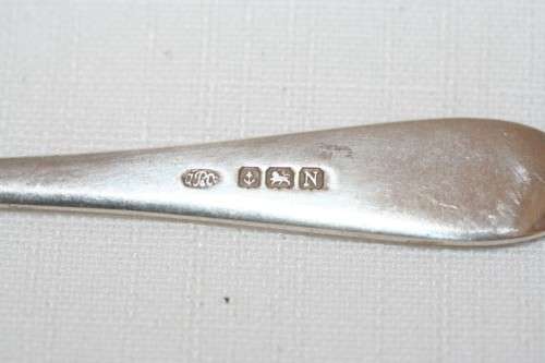 A fantastic set of three antique hallmarked Arthur Price & Co. sterling silver cake forks