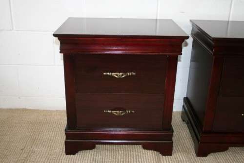 Two wonderful modern single drawer bedside pedestals in amazing condition - Price/pedestal