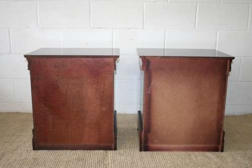 Two wonderful modern single drawer bedside pedestals in amazing condition - Price/pedestal