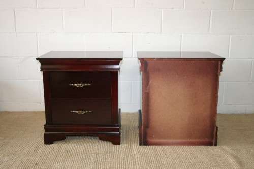 Two wonderful modern single drawer bedside pedestals in amazing condition - Price/pedestal