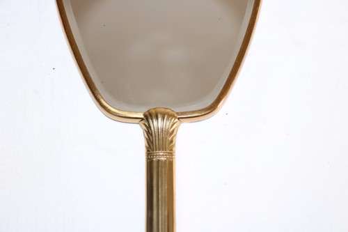 A wonderfully elegant vintage hand mirror with bevelled glass in great condition - RS17Sale