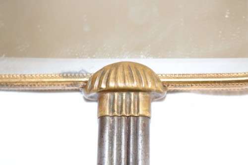 A lovely and elegant vintage handheld vanity mirror with bevelled glass - RS17Sale