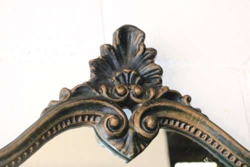 An incredible antique moulded & gabled wall mirror w/ stunning ornate detailing - RS17M
