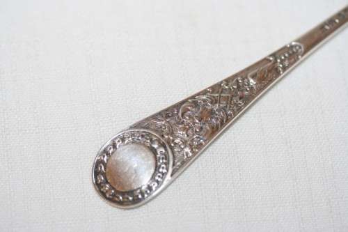 A magnificent antique hallmarked sterling silver "James Dixon & Sons" boxed fork and spoon set