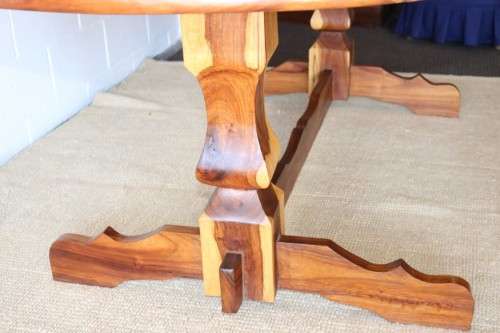 An absolutely magnificent African Blackwood 8-seater dining suite in exquisite condition - WOW