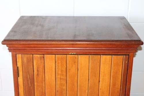An awesome and practical storage cabinet/ pedestal with space for storing linen, drinks, etc.