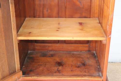 An awesome and practical storage cabinet/ pedestal with space for storing linen, drinks, etc.