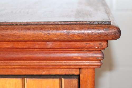 An awesome and practical storage cabinet/ pedestal with space for storing linen, drinks, etc.